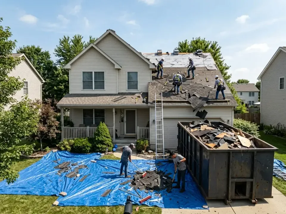 roof-replacement-debris-remova-004 — frequently asked questions, Cheapest Dumpster Rentals in DeWitt, IA